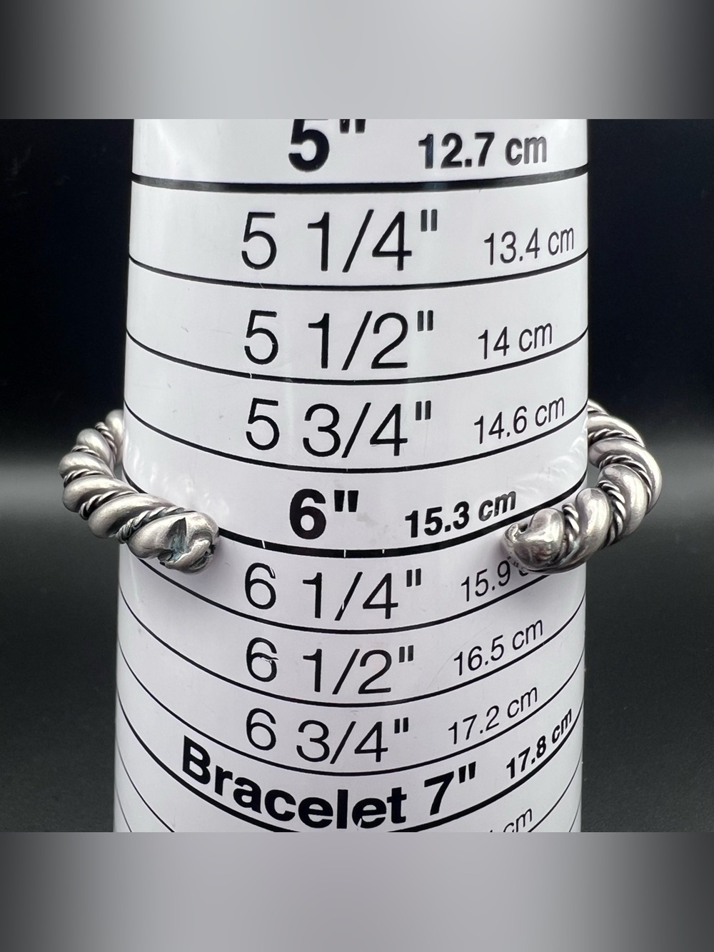 Native American Rope Twist Cuff - Picture 4 of 6